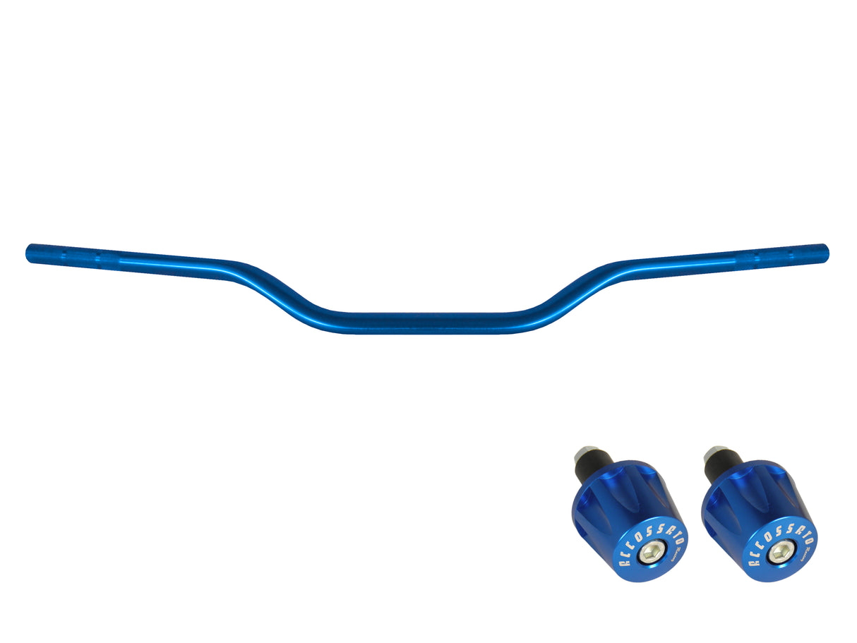 Manubrio Accossato In Alluminio Con Diametro Costante - 22 mm