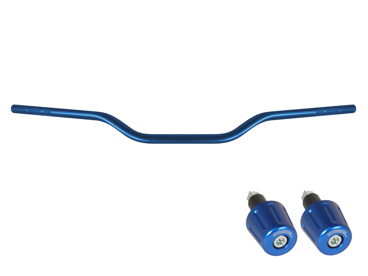 Manubrio Accossato In Alluminio Con Diametro Costante - 22 mm