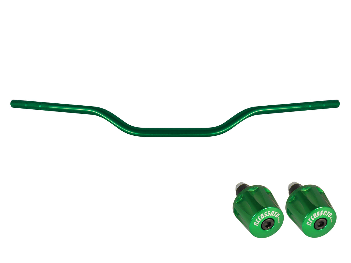 Manubrio Accossato In Alluminio Con Diametro Costante - 22 mm