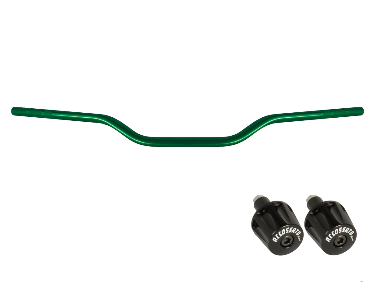 Manubrio Accossato In Alluminio Con Diametro Costante - 22 mm