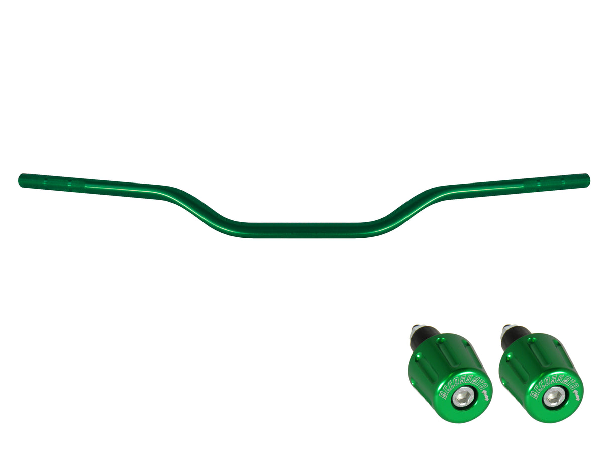 Manubrio Accossato In Alluminio Con Diametro Costante - 22 mm