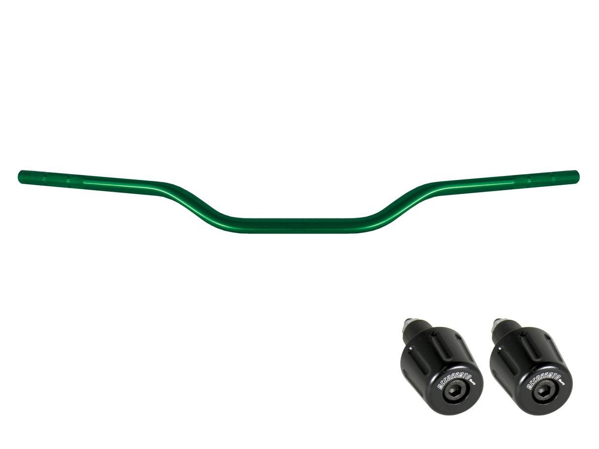 Manubrio Accossato In Alluminio Con Diametro Costante - 22 mm