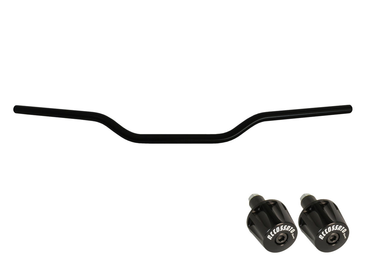 Manubrio Accossato In Alluminio Con Diametro Costante - 22 mm