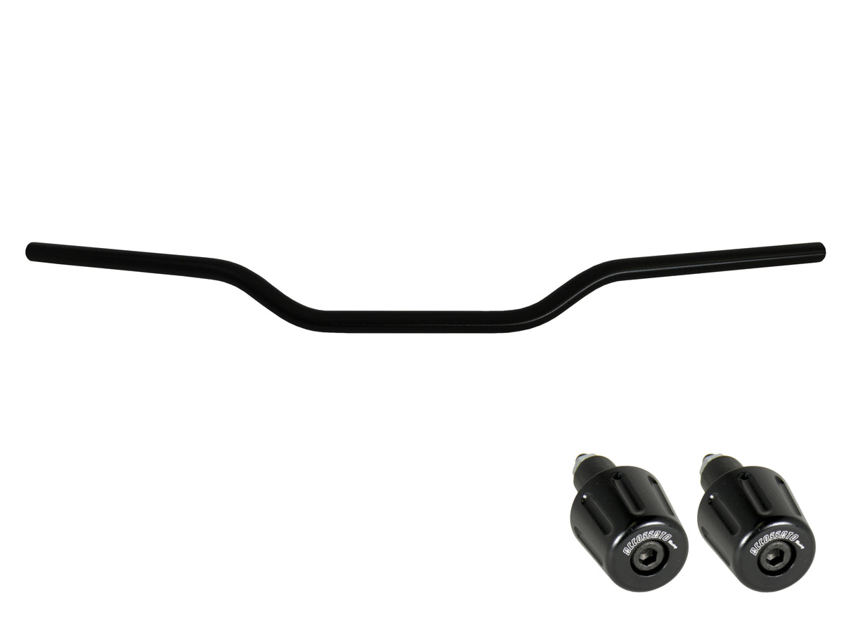 Manubrio Accossato In Alluminio Con Diametro Costante - 22 mm