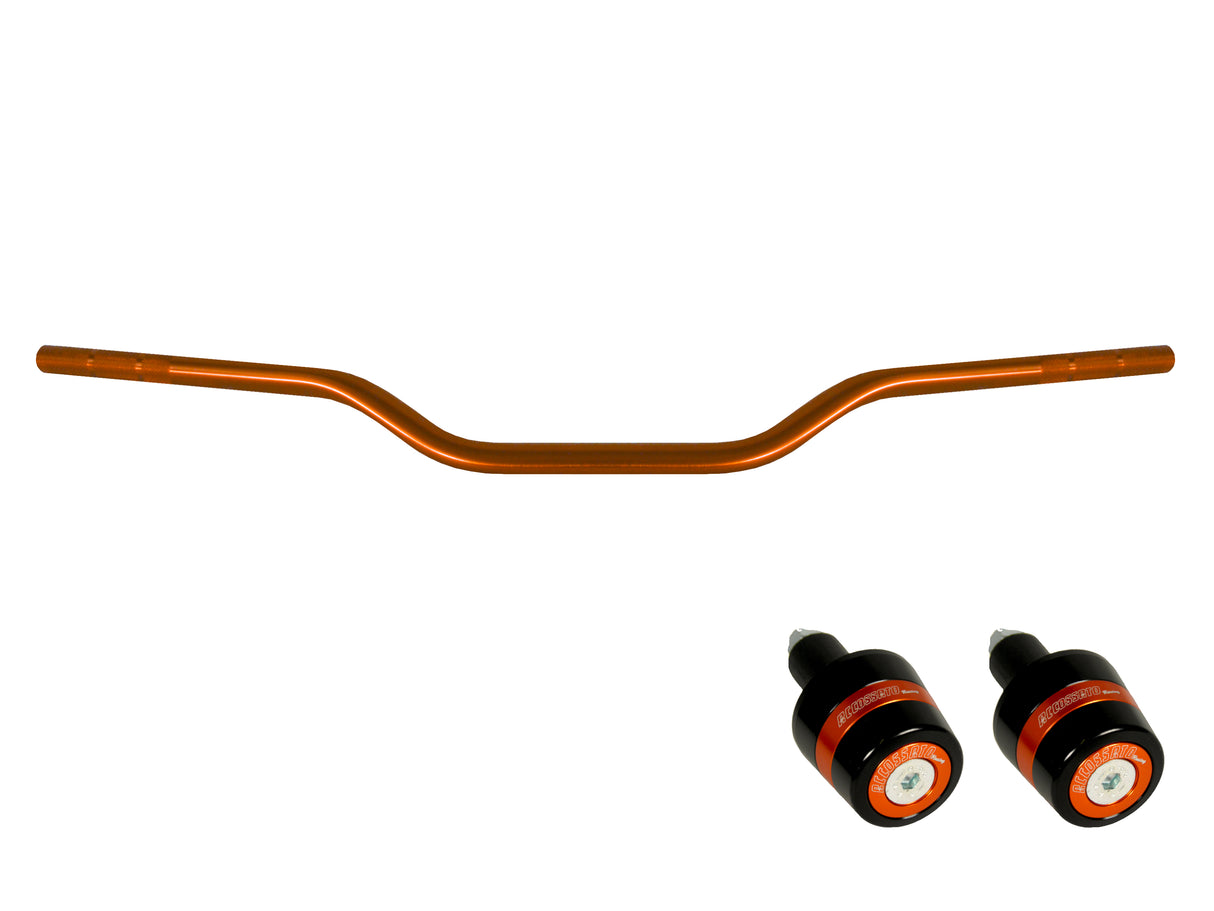 Manubrio Accossato In Alluminio Con Diametro Costante - 22 mm