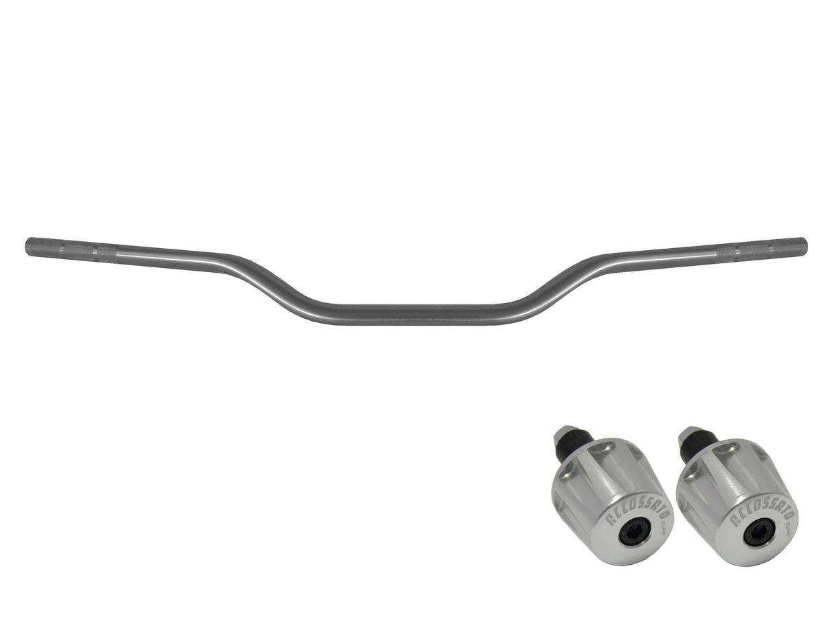 Manubrio Accossato In Alluminio Con Diametro Costante - 22 mm