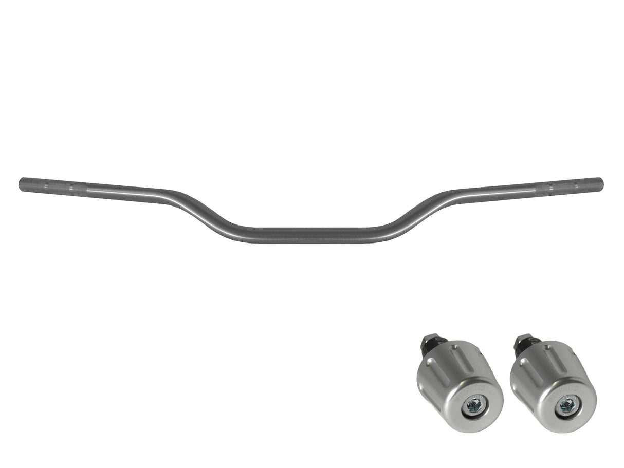 Manubrio Accossato In Alluminio Con Diametro Costante - 22 mm