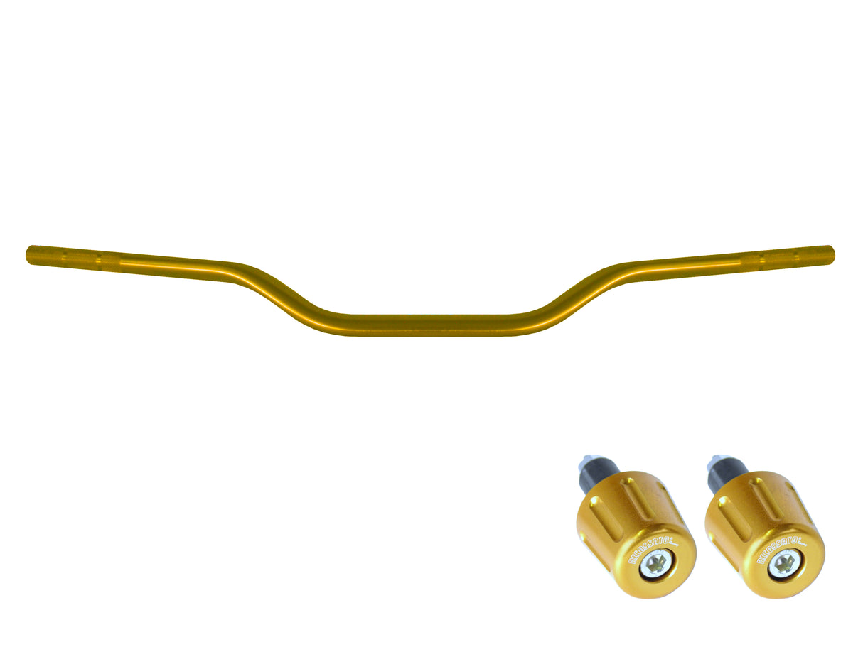 Manubrio Accossato In Alluminio Con Diametro Costante - 22 mm