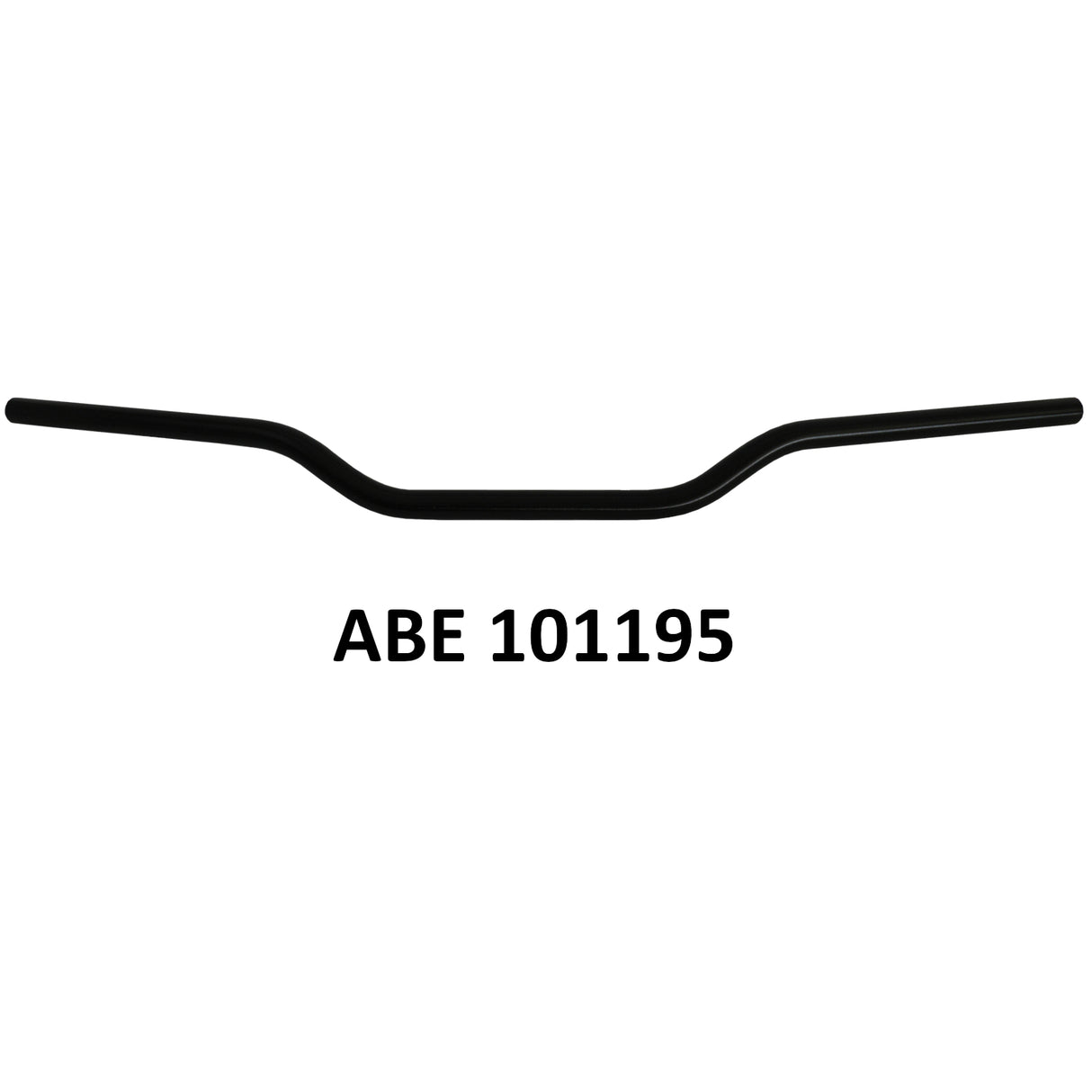 Manubrio Accossato Omologato ABE 101195 In Alluminio Ø22 mm - Piega Media e Piega Bassa per Moto Adventure, Scrambler, Hypermotard e Naked