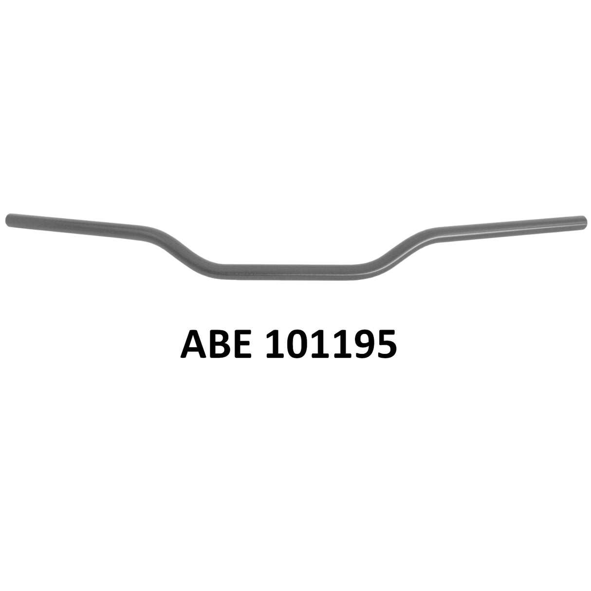 Manubrio Accossato Omologato ABE 101195 In Alluminio Ø22 mm - Piega Media e Piega Bassa per Moto Adventure, Scrambler, Hypermotard e Naked