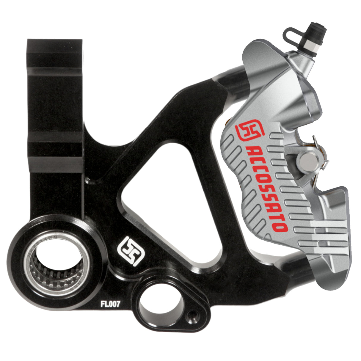 Kit Pinza Freno Radiale Anteriore Sinistra PZ014 + Staffa di Montaggio per Vespa