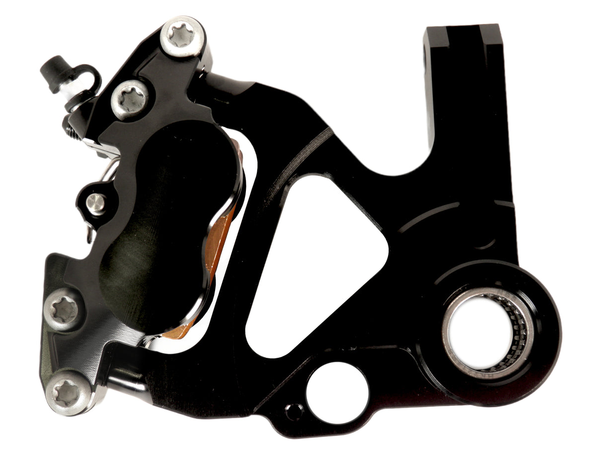 Kit Pinza Freno Radiale Anteriore Sinistra PZ014 + Staffa di Montaggio per Vespa