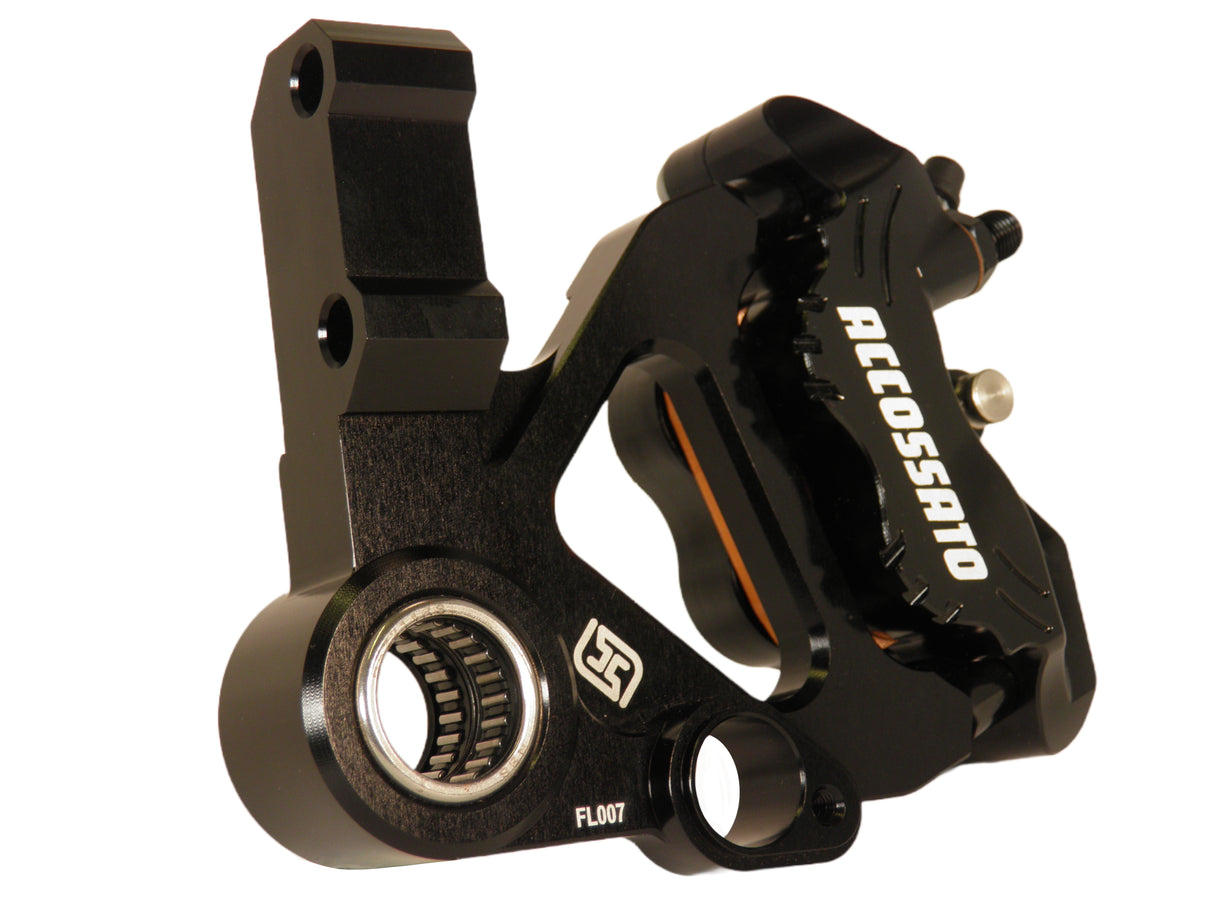 Kit Pinza Freno Radiale Anteriore Sinistra PZ014 + Staffa di Montaggio per Vespa