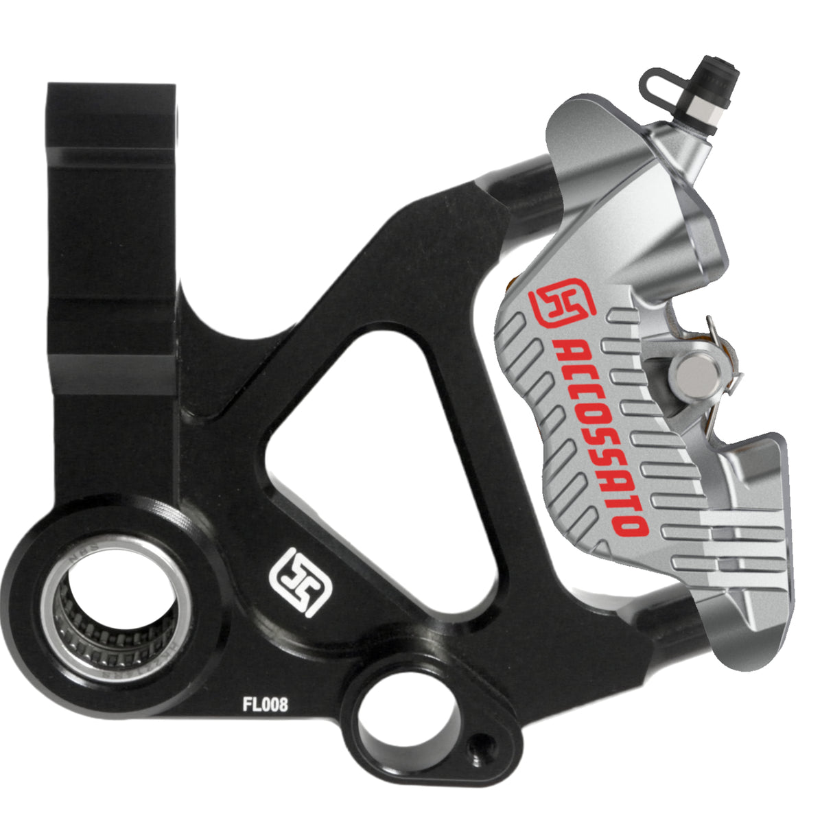 Kit Pinza Freno Radiale Anteriore PZ014 + Staffa di Montaggio per Vespa Primavera