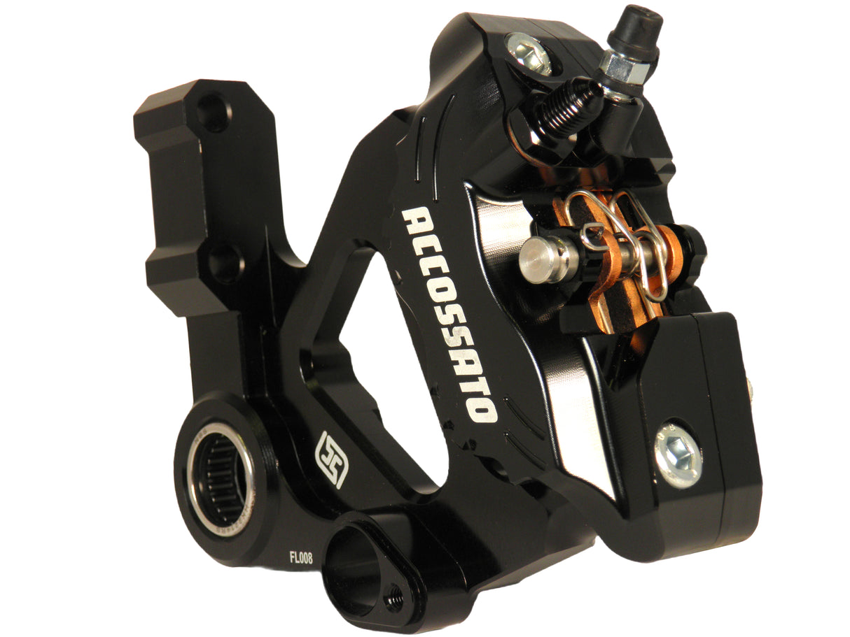 Kit Pinza Freno Radiale Anteriore PZ014 + Staffa di Montaggio per Vespa Primavera