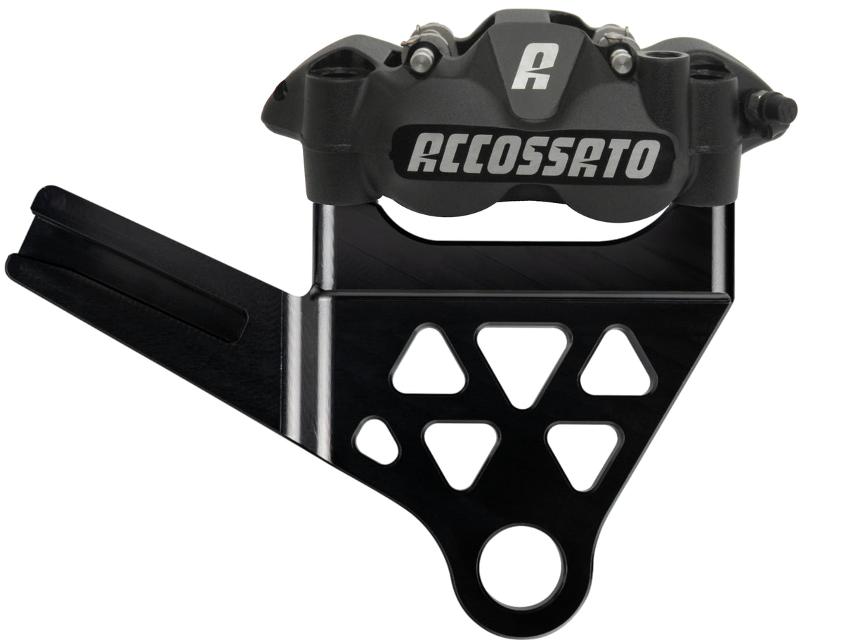 Kit Pinza Freno Radiale Posteriore + Flangia Freno Per Harley Davidson