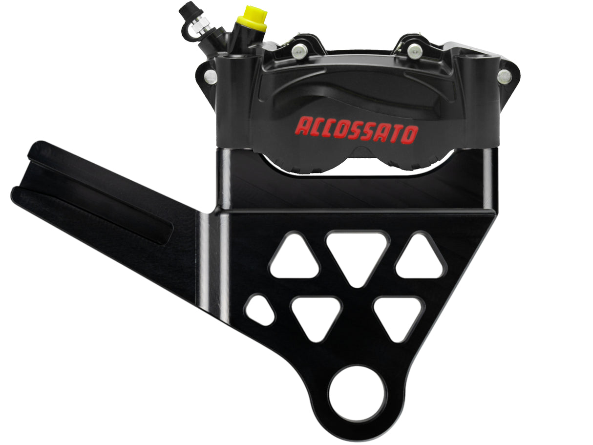 Kit Pinza Freno Radiale Posteriore + Flangia Freno Per Harley Davidson - Tipo Pinza: Biblocco