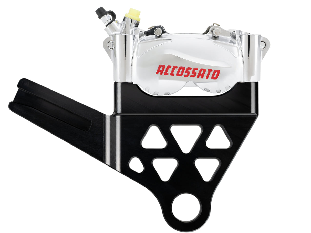 Kit Pinza Freno Radiale Posteriore + Flangia Freno Per Harley Davidson - Tipo Pinza: Biblocco