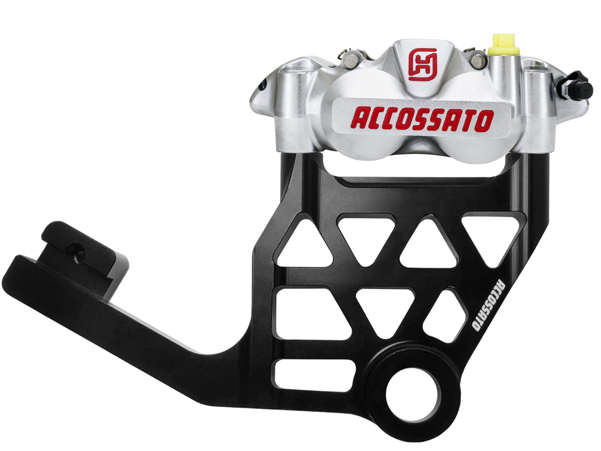 Kit Pinza Freno Radiale Posteriore + Flangia Freno Per Harley Davidson Touring - Tipo Pinza: Monoblocco