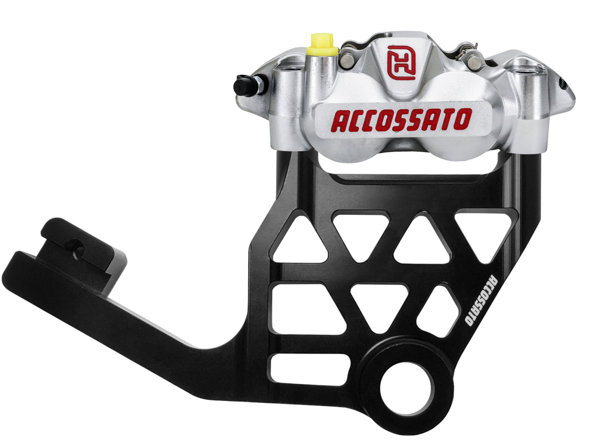 Kit Pinza Freno Radiale Posteriore + Flangia Freno Per Harley Davidson Touring - Tipo Pinza: Monoblocco