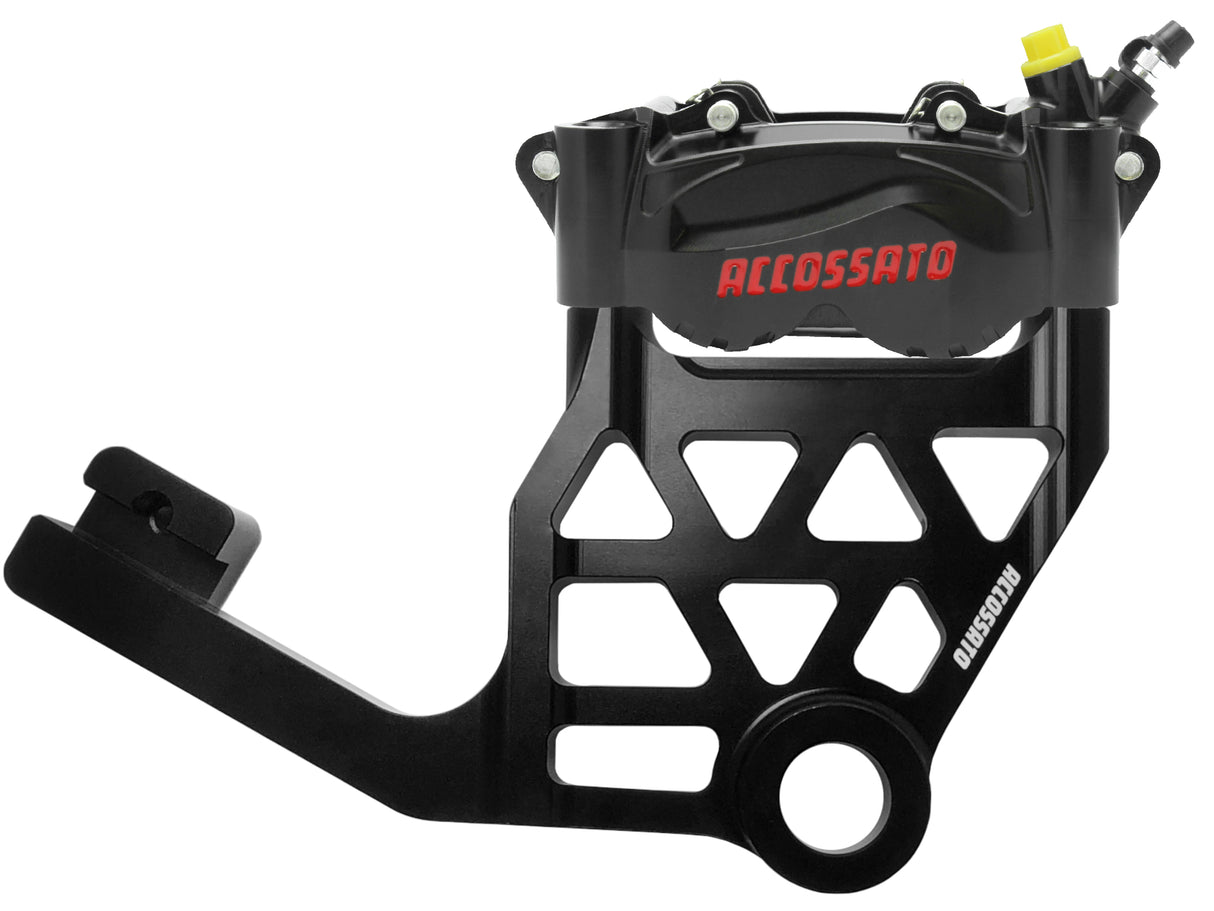 Kit Pinza Freno Radiale Posteriore + Flangia Freno Per Harley Davidson Touring - Tipo Pinza: Biblocco