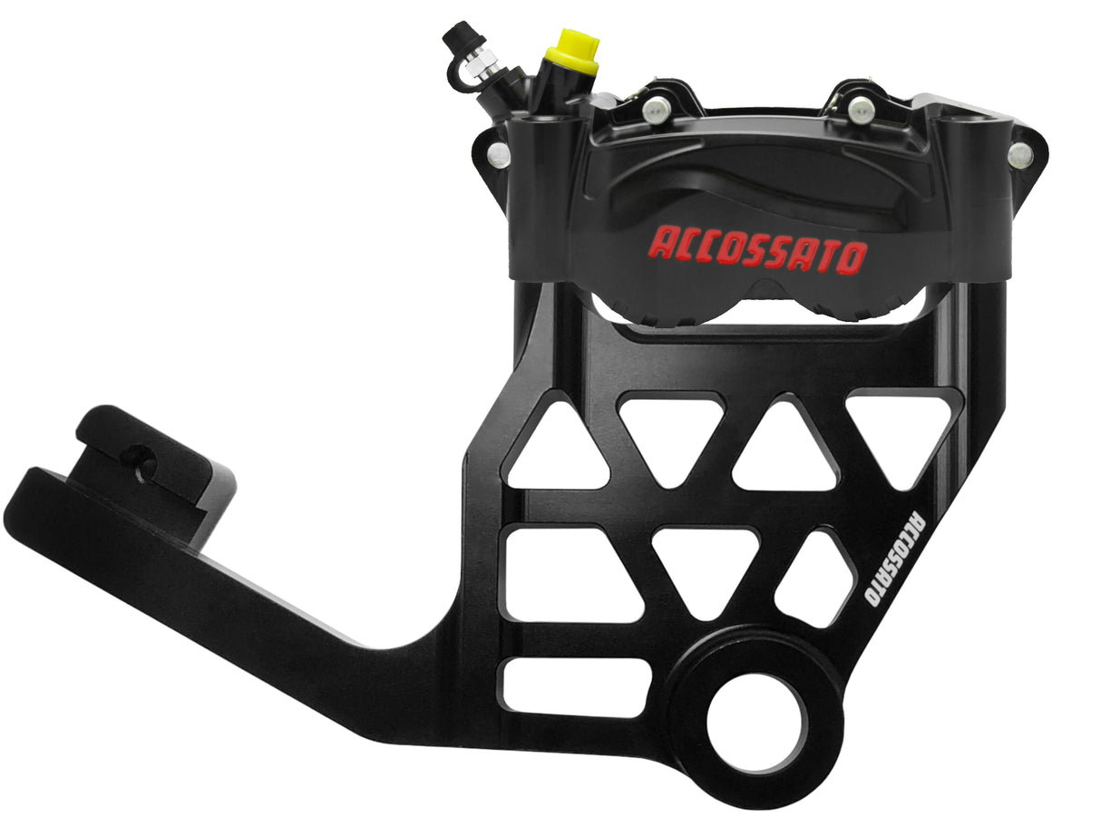 Kit Pinza Freno Radiale Posteriore + Flangia Freno Per Harley Davidson Touring - Tipo Pinza: Biblocco