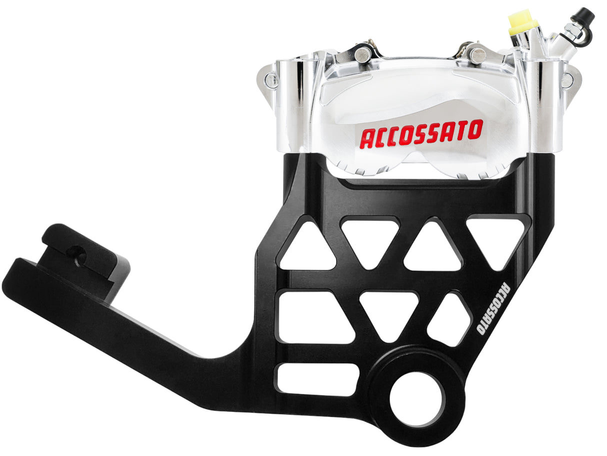 Kit Pinza Freno Radiale Posteriore + Flangia Freno Per Harley Davidson Touring - Tipo Pinza: Biblocco