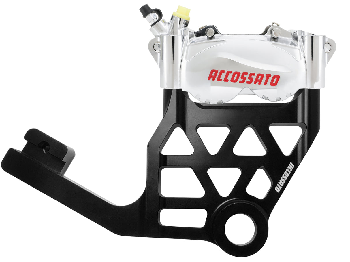 Kit Pinza Freno Radiale Posteriore + Flangia Freno Per Harley Davidson Touring - Tipo Pinza: Biblocco