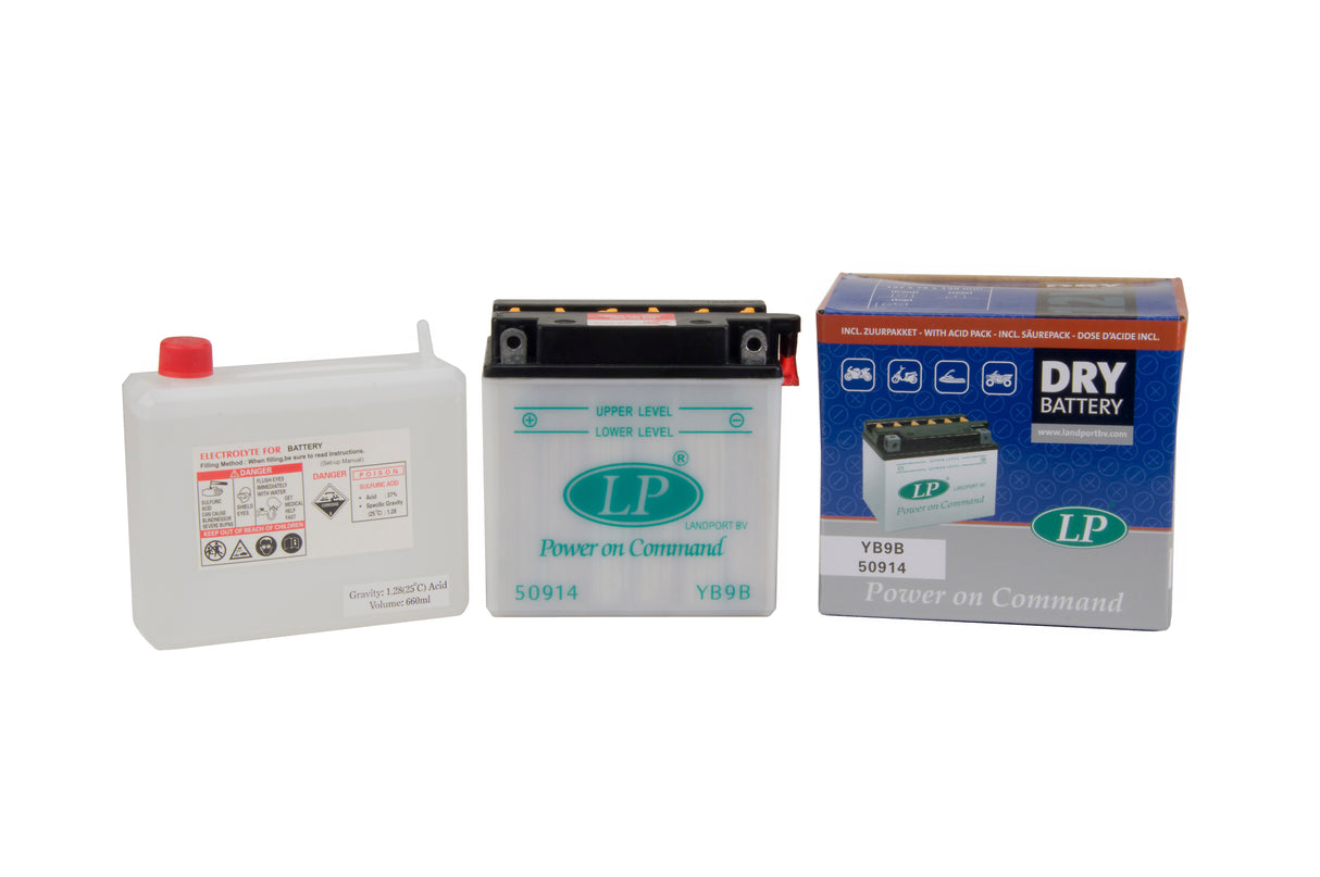 Batteria DRY Convenzionale, 6V / 12V, Con Acido A Corredo