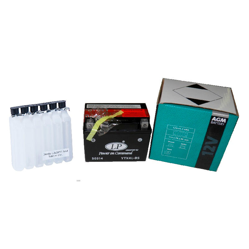 Batteria AGM Con Tecnologia AGM, 12V, Esenti Da Manutenzione, Acid Pack Compreso