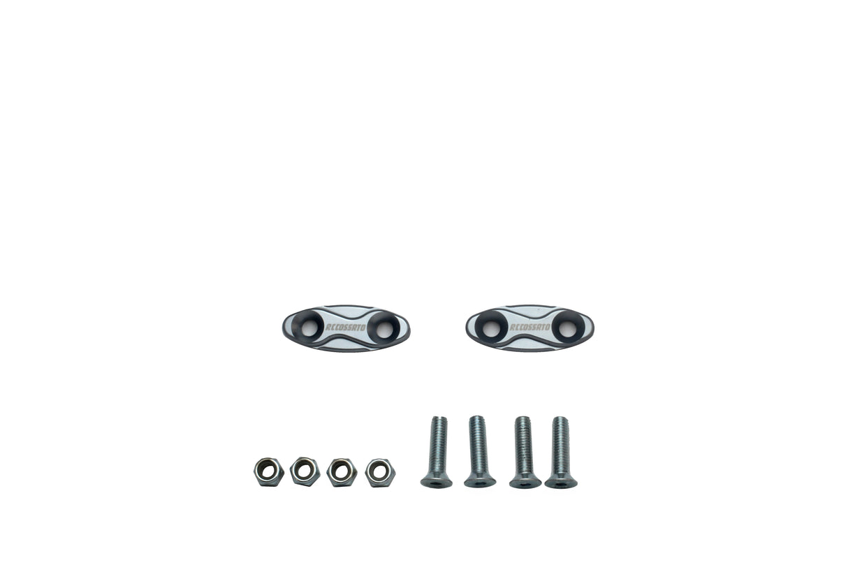 Tappi specchietti Accossato, ricavati in alluminio CNC e anodizzati in vari colori.. La confezione contiene 02 articoli