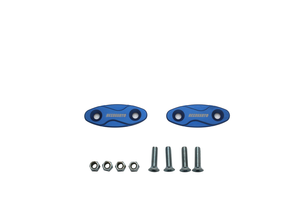 Tappi specchietti Accossato, ricavati in alluminio CNC e anodizzati in vari colori.. La confezione contiene 02 articoli