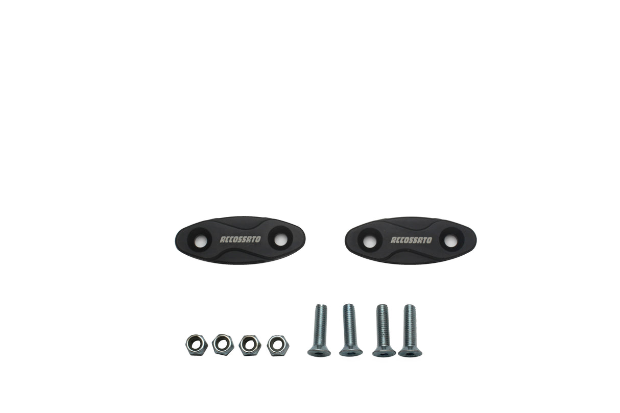 Tappi specchietti Accossato, ricavati in alluminio CNC e anodizzati in vari colori.. La confezione contiene 02 articoli