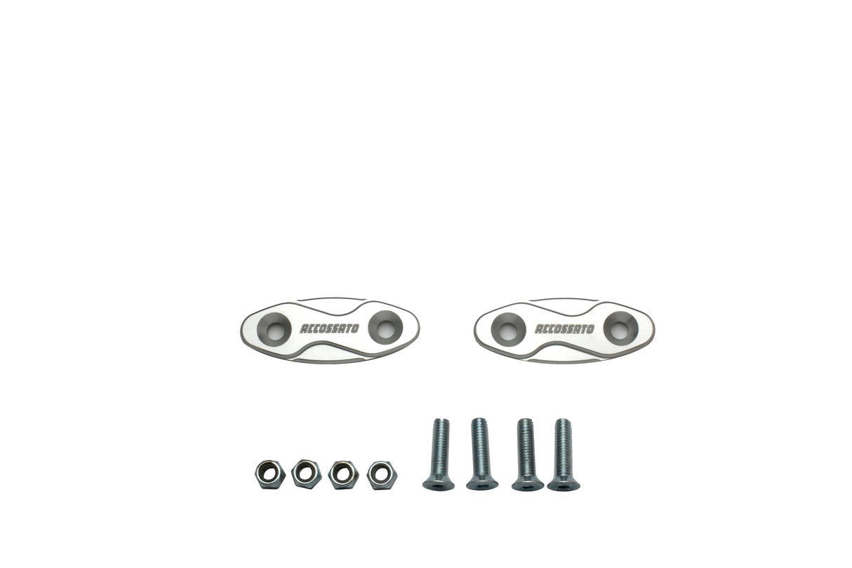 Tappi specchietti Accossato, ricavati in alluminio CNC e anodizzati in vari colori.. La confezione contiene 02 articoli