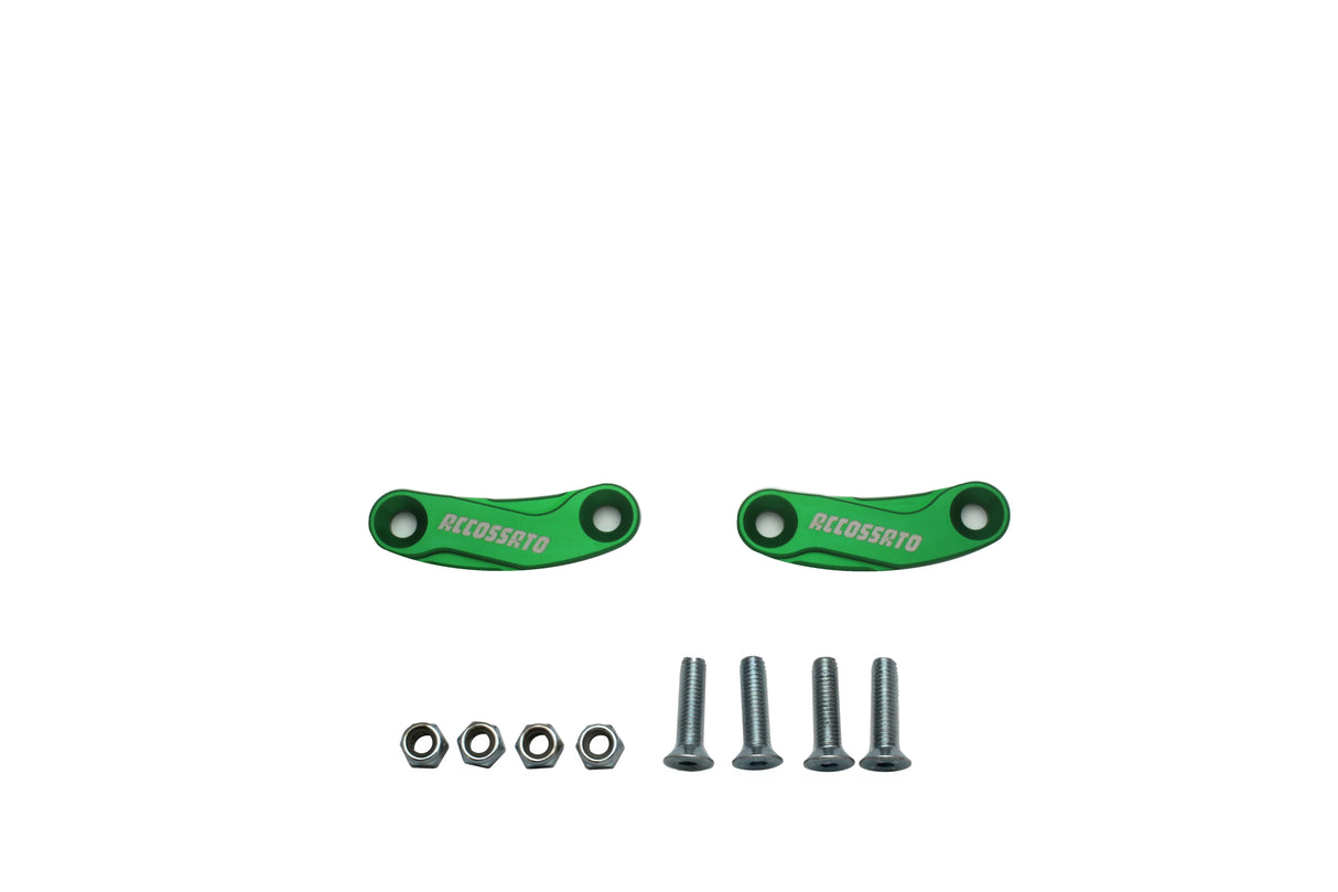 Tappi specchietti Accossato, ricavati in alluminio CNC e anodizzati in vari colori.. La confezione contiene 02 articoli