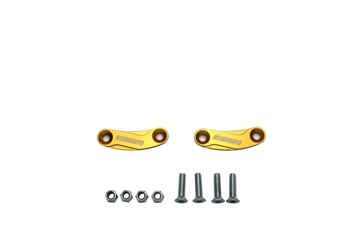 Tappi specchietti Accossato, ricavati in alluminio CNC e anodizzati in vari colori.. La confezione contiene 02 articoli