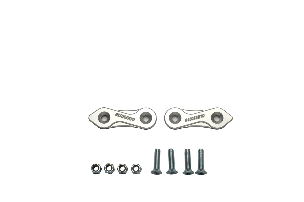 Tappi specchietti Accossato, ricavati in alluminio CNC e anodizzati in vari colori.. La confezione contiene 02 articoli