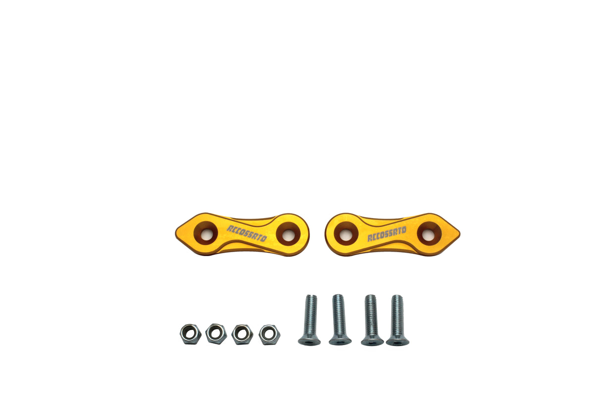 Tappi specchietti Accossato, ricavati in alluminio CNC e anodizzati in vari colori.. La confezione contiene 02 articoli