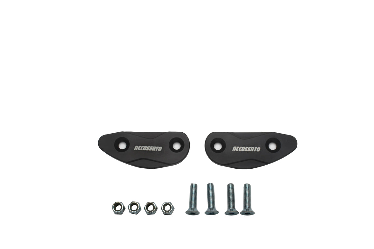 Tappi specchietti Accossato, ricavati in alluminio CNC e anodizzati in vari colori.. La confezione contiene 02 articoli