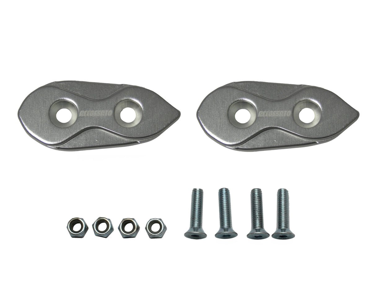 Tappi specchietti Accossato, ricavati in alluminio CNC e anodizzati in vari colori.. La confezione contiene 02 articoli