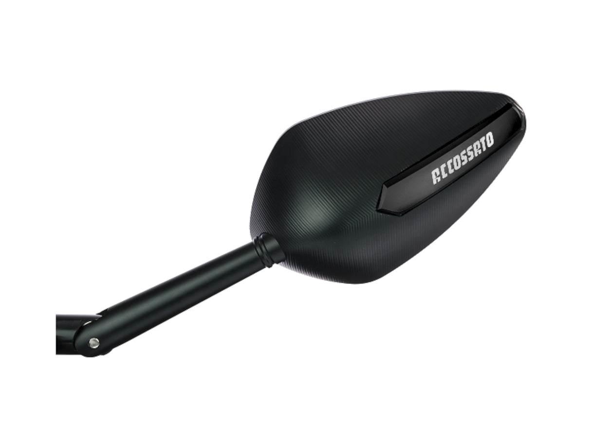 Coppia Di Specchietti retrovisori con inserti colorati ricavati CNC