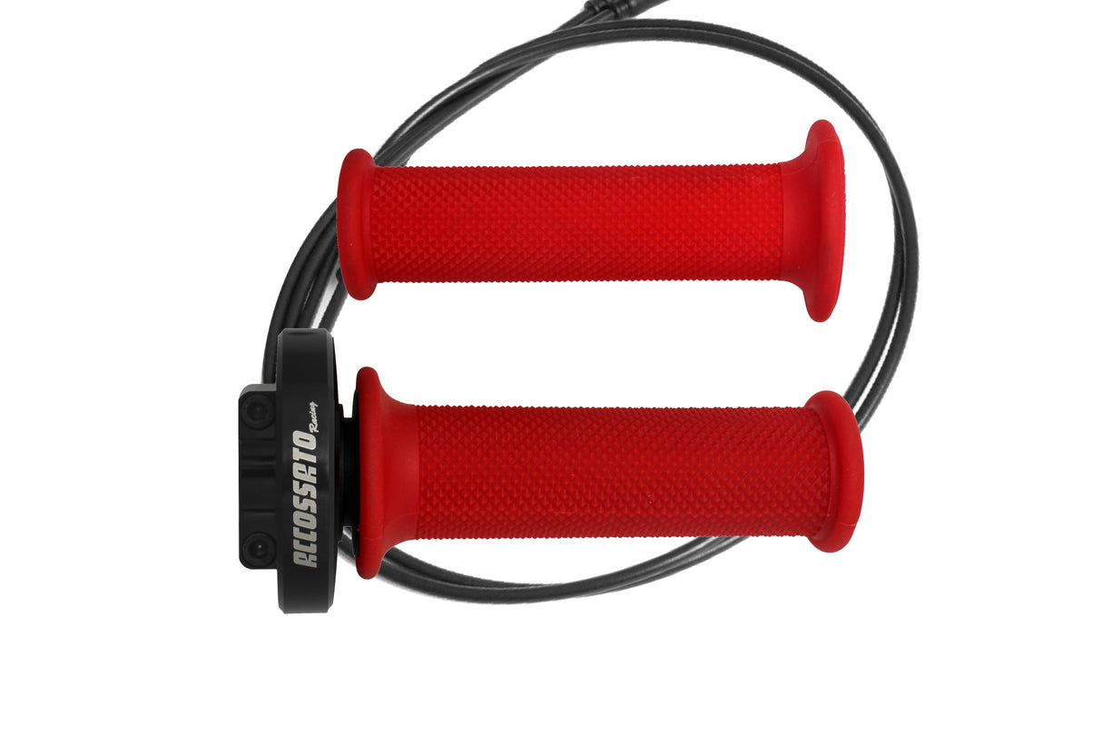 Comando Gas Rapido Accossato Completo Di Cavi Specifici E Manopole GR001