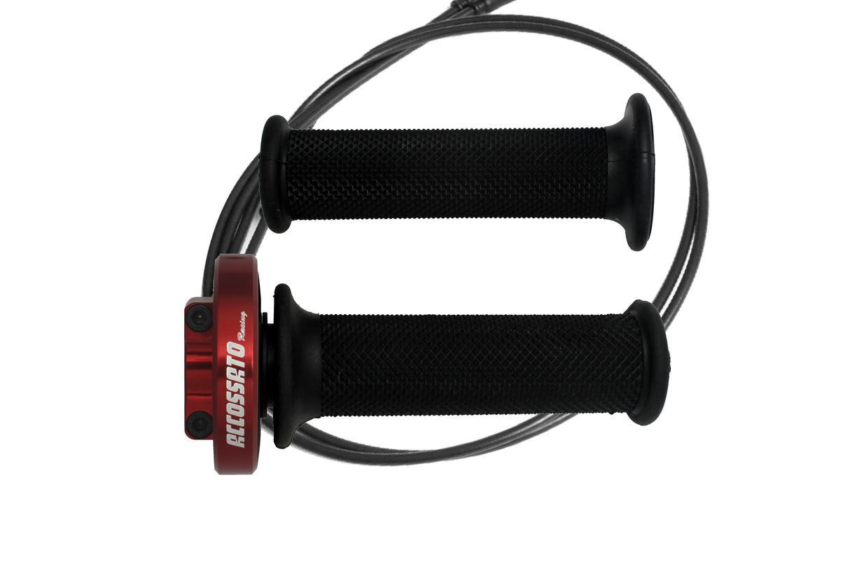 Comando Gas Rapido Accossato Completo Di Cavi Specifici E Manopole GR001