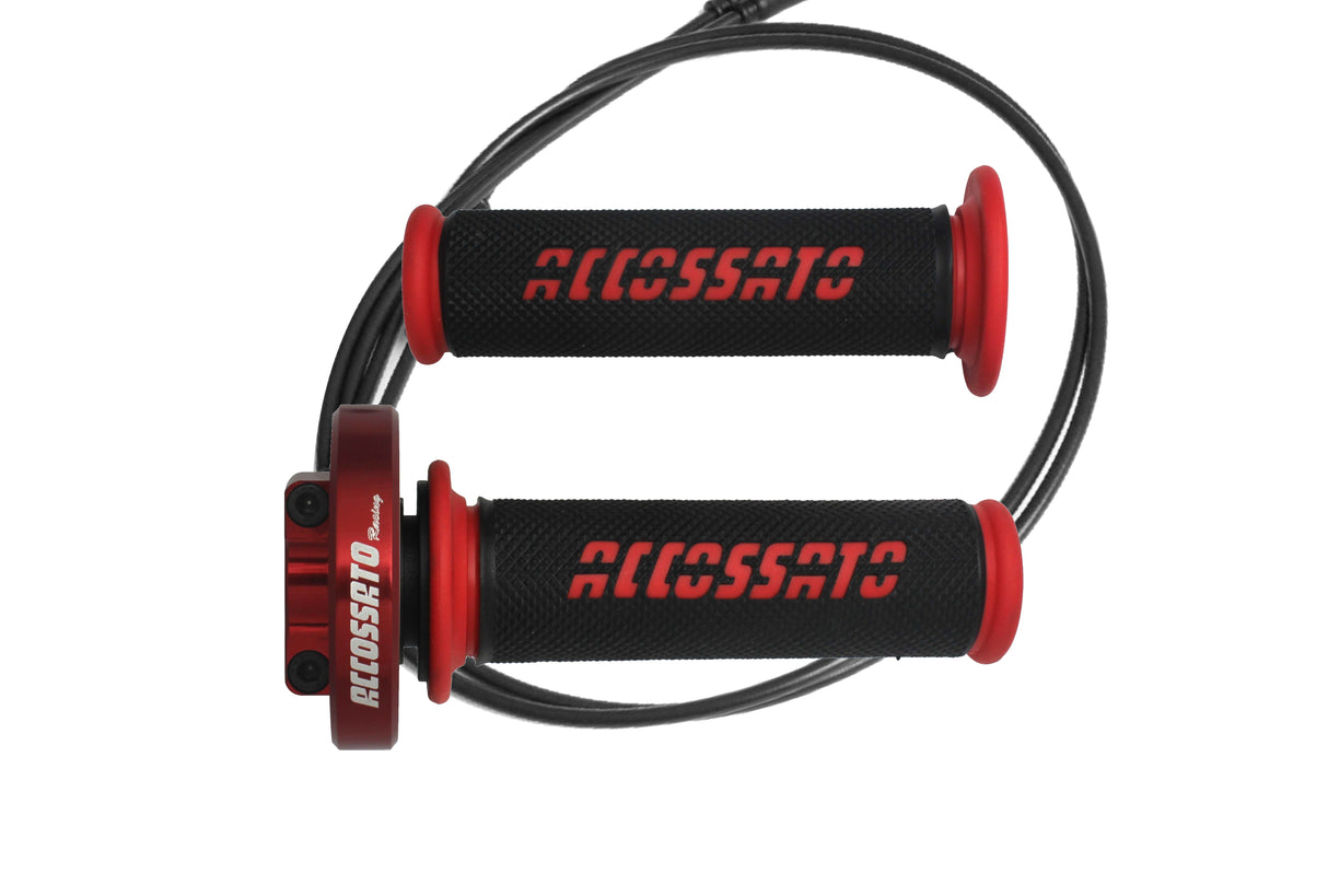 Comando Gas Rapido Accossato Completo Di Cavi Specifici E Manopole GR006