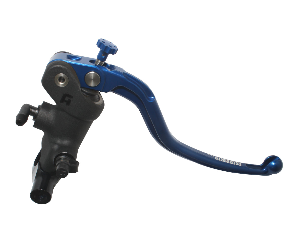 Pompa Freno Radiale Accossato 19x20 Con Corpo Pompa Anodizzato Nero E Leva Fissa Colorata, Per Manubri Diametro 25,4 mm