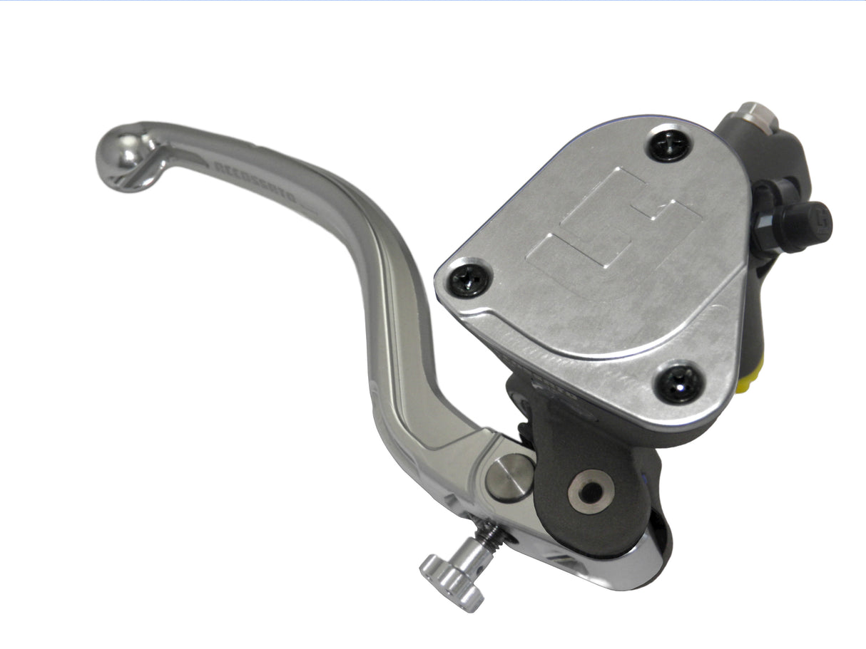 Pompa Freno Radiale Accossato 19x18 Con Vaschetta Integrata E Leva Fissa Colorata (Pomello+Leva)