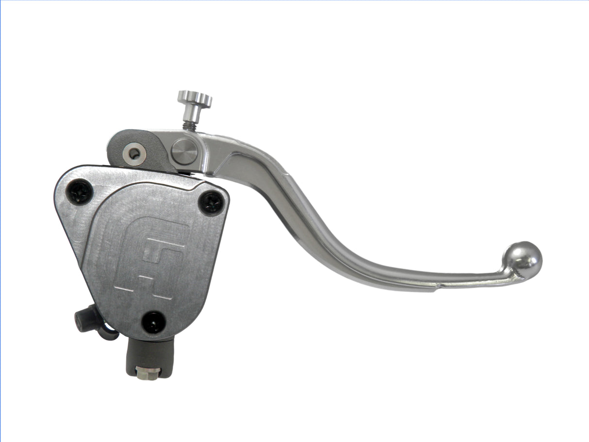 Pompa Freno Radiale Accossato 19x18 Con Vaschetta Integrata E Leva Fissa Colorata (Pomello+Leva)