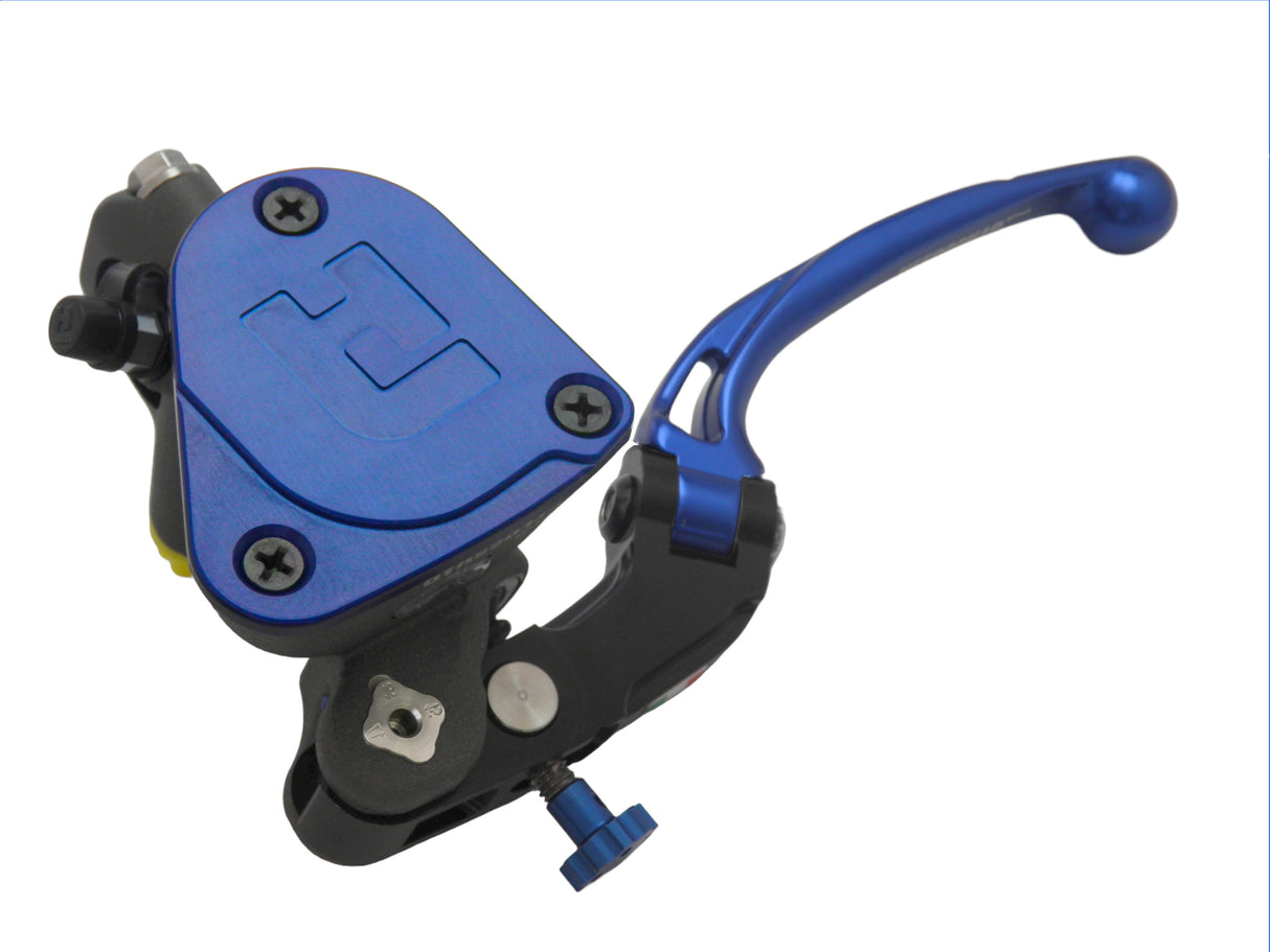 Pompa Frizione Radiale Accossato PRS 16x15-16-17 Con Vaschetta Integrata E Leva Snodata Colorata (Pomello+Leva)