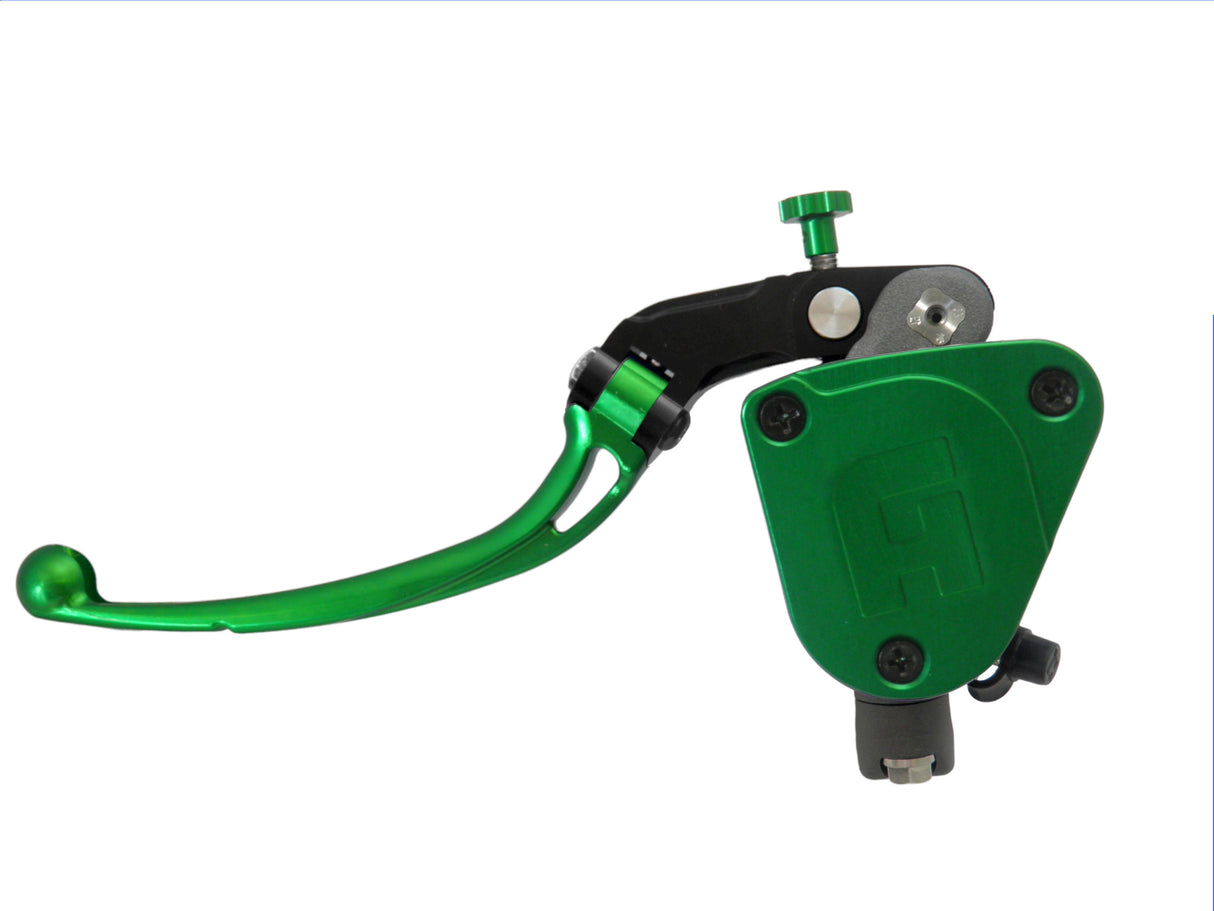 Pompa Frizione Radiale Accossato PRS 16x15-16-17 Con Vaschetta Integrata E Leva Snodata Colorata (Pomello+Leva)