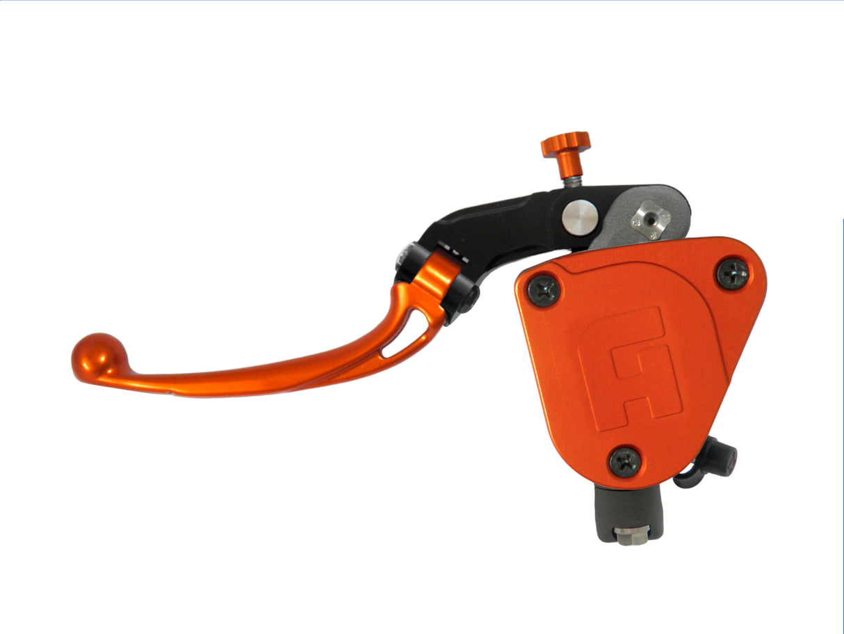 Pompa Frizione Radiale Accossato PRS 16x15-16-17 Con Vaschetta Integrata E Leva Snodata Colorata (Pomello+Leva)